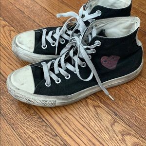 Comme des Garcons PLAY hi top sneakers